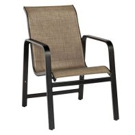 Woodard Landings Commercial Sling Dining Armchair - Stackable