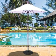 Galtech 6' Commercial Antique Bronze Finish Sunbrella Umbrella