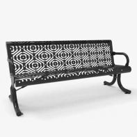 Commercial 8' Capri Bench by Texacraft