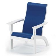 Adirondack Commercial Sling Chat Arm Chair by Telescope Casual