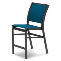 Bazza Commercial Sling Stacking Balcony Height Armless Cafe Chair