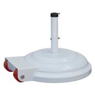 175 lb Aluminum Umbrella Base with Wheels