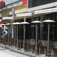 Sunglo Natural Gas Outdoor Patio Heater - Stainless Steel