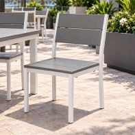 POLYWOOD Main Street Stacking Dining Side Chair