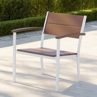 POLYWOOD Main Street Stacking Lounge Arm Chair