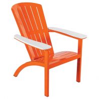 Commercial Aluminum Adirondack Chair Classic with MGP Arm Caps by LC Furniture