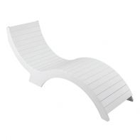 Aqua MGP Commercial 9-15 inch Ledge Chaise by LC Furniture