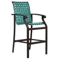 Athens Commercial Cross Weave Bar Chair by LC Furniture