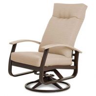 Belle Isle Commercial Cushion Supreme Swivel Rocker with MGP Color Accents by Telescope Casual