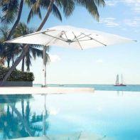 Tuuci Square Bay Master M1 Swim Under Commercial Cantilever Umbrella