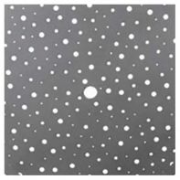 34" Square Commercial Santa Barbara Coffee Table With Bubble Pattern Top by LC Furniture