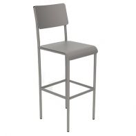 Cantina Commercial Solid Patio Bar Chair by LC Furniture