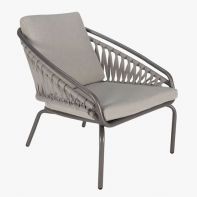 Capilano Commercial Lounge Chair with Strap, Loose Cushion Seat/Back by Texacraft