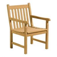 Teak Wood Commercial Classic Arm Chair by LC Furniture
