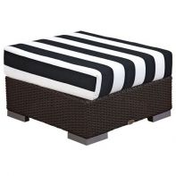 Commercial Wicker Ottoman