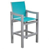 Coastal Commercial Sling Bar Chair by LC Furniture
