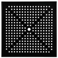 34" Square Commercial Santa Barbara Cubed Top Coffee Table by LC Furniture