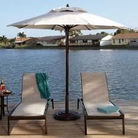 Diamante Wind Resistant FiberTeak Contract Umbrella
