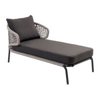 Fiji Aluminum Commercial Outdoor Daybed With Arms