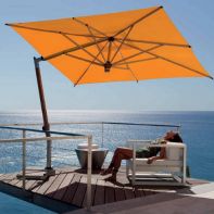 FIM 9.5' Square Aluminum Cantilever Umbrella