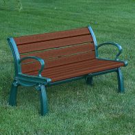 4 ft Heritage Commercial Bench by Frog Furnishings