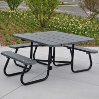 4 ft Square Commercial Table ADA Model by Frog Furnishings