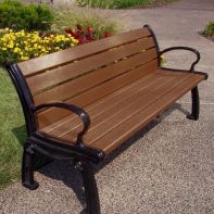 6 ft Heritage Commercial Bench by Frog Furnishings