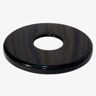 Commercial 32 Gallon Flat Top Round Lid with 14" Opening - Powder Coat Finish