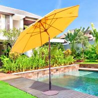 Galtech 9' Sunbrella Aluminum Dura-Tilt Umbrella