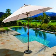 Galtech 9' Sunbrella Aluminum "Auto Tilt" Umbrella