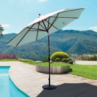 Galtech 11' Aluminum "Deluxe Auto Tilt" Umbrella with Sunbrella Fabric