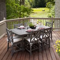 POLYWOOD Chippendale 7-Piece Dining Set