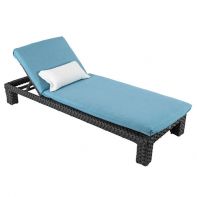 Commercial Outdoor Wicker Chaise Lounge