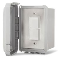 Infratech Outdoor 240V Duplex Switch with Surface Mount and Gang Box