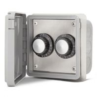 Infratech Dual 120V Regulator with Flush Mount and Gang Box