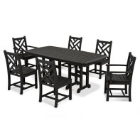 Polywood Chippendale 7-Piece Dining Set
