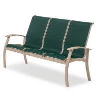 Belle Isle Commercial Sling Three-Seat Sofa by Telescope Casual