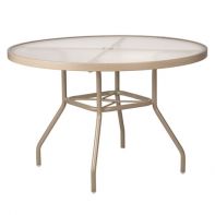 36" Round Commercial Acrylic Standard Dining Table by LC Furniture