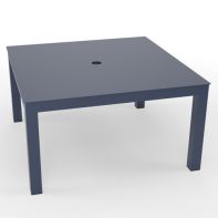 34" Square Commercial Solid Top with Coastal Coffee Table Frame by LC Furniture