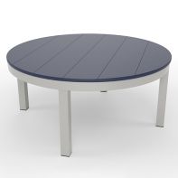 42" Round Commercial Coastal Coffee Table With MGP Top by LC Furniture