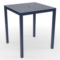 36" Square Commercial Bar Table Base with Cube Pattern Top by LC Furniture