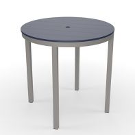 42" Round Commercial Coastal Bar Table With MGP Top by LC Furniture