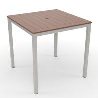 42" Square Commercial Coastal Bar Table With MGP Top by LC Furniture