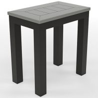 12" x 18" Rectangular Commercial MGP Top with Coastal Side Table Frame by LC Furniture