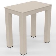 12" x 18" Rectangular Commercial Solid Top with Coastal Side Table Frame by LC Furniture