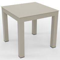 20" Square Commercial Solid Top with Coastal Side Table Frame by LC Furniture
