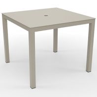 36" Square Coastal Commercial Dining Table with Solid Pattern Top by LC Furniture