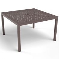 42" Square Commercial Dining Table Base with Cube Pattern Top by LC Furniture