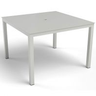 Coastal 42" Square Commercial Dining Table With Solid Pattern Top by LC Furniture