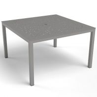 48" Square Commercial Coastal Dining Table with Bubble Pattern Top by LC Furniture